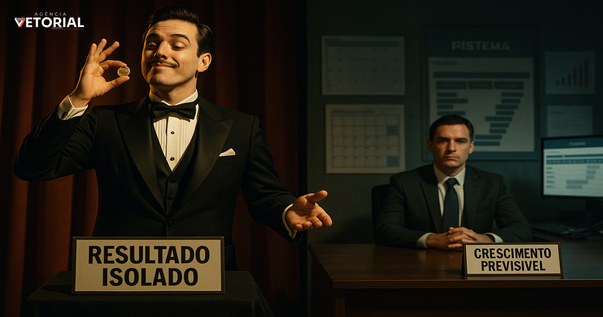 Por que o que eu vendo não é milagre — vendo crescimento organizado