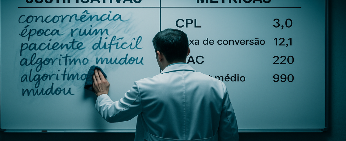 Pare de justificar o fracasso e comece a medir o progresso
