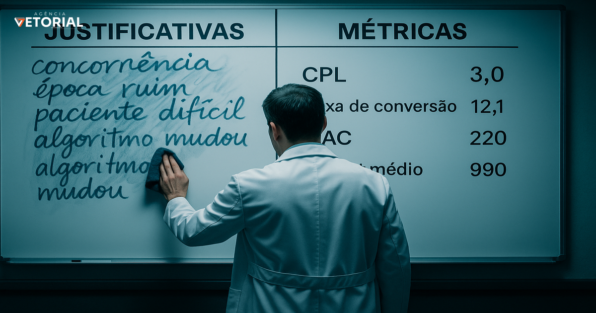 Pare de justificar o fracasso e comece a medir o progresso