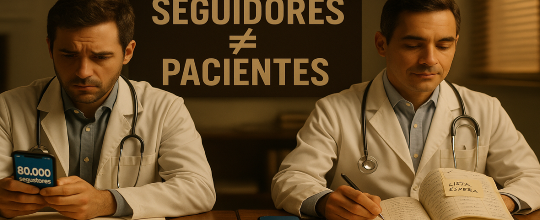 Você não precisa de mais seguidores. Você precisa de um sistema que transforma desconhecidos em pacientes