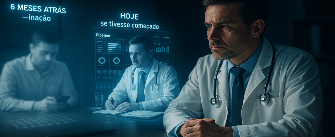 Onde você estaria hoje se tivesse começado a estruturar sua demanda há 6 meses?