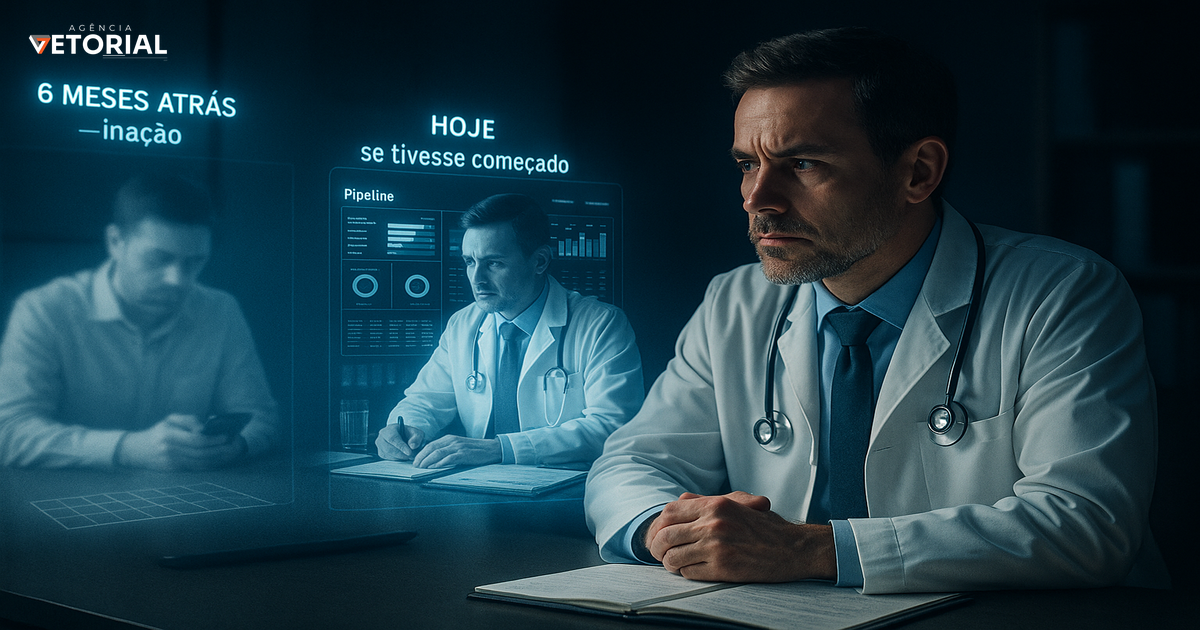 Onde você estaria hoje se tivesse começado a estruturar sua demanda há 6 meses?
