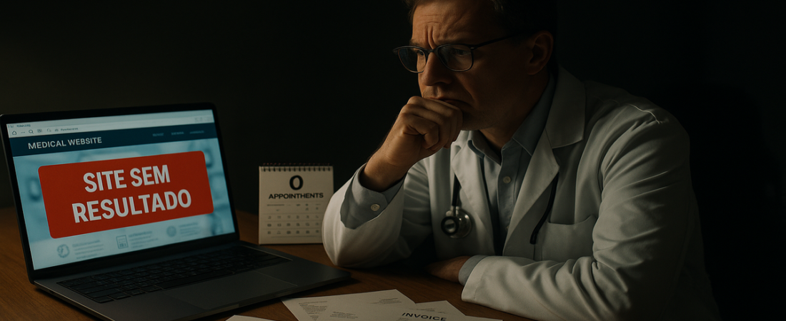 Por que seu site médico não está te trazendo pacientes (e não é culpa do Google)