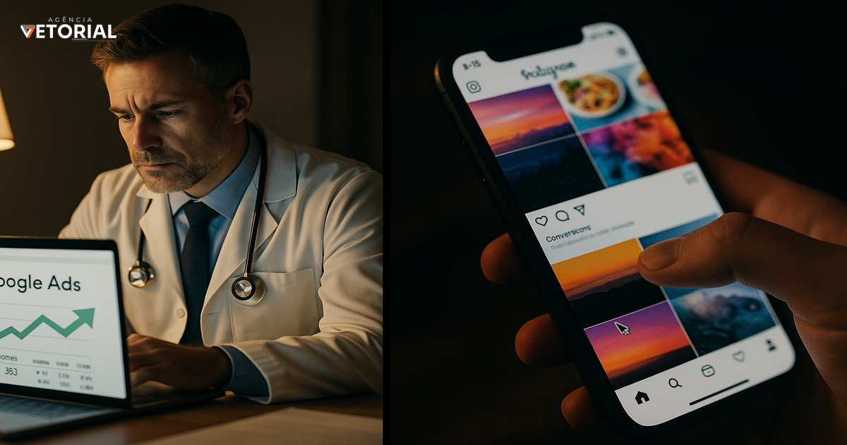 Por que médicos que investem em Google fecham mais pacientes do que os que vivem no Instagram